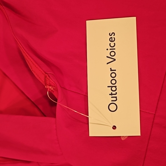 💕OUTDOOR VOICES💕 Cross Back Tennis Minidress ~ PItaya Pink Large L NWT - Picture 14 of 14